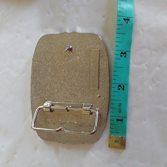 American Eagle Belt Buckle Silver and Gold numbered Vintage 200 Anniversary - Picture 3 of 4